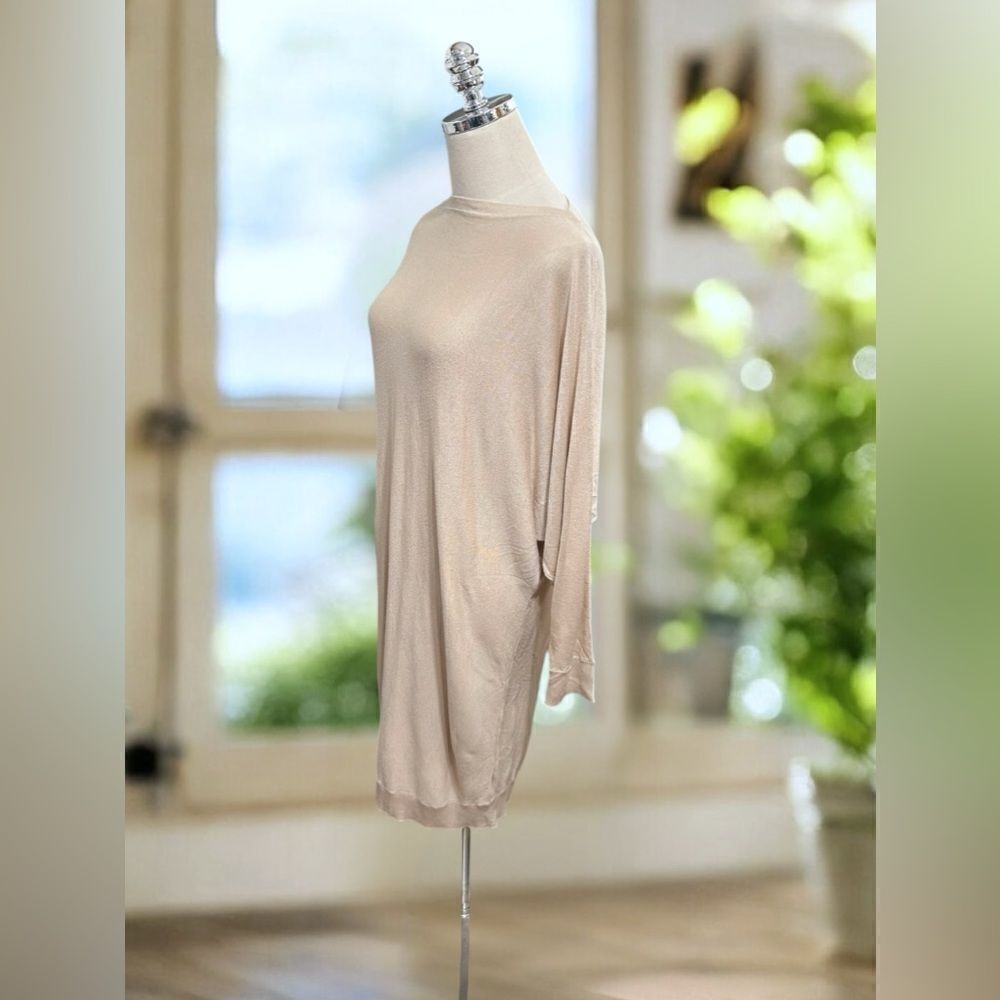 RALPH LAUREN Silk Modal SweaterTunic Dress Size M - Picture 9 of 11